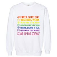 Epstein Didn’T Kill Himself Stand Up For Science Garment-Dyed Sweatshirt