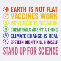 Epstein Didn’T Kill Himself Stand Up For Science Garment-Dyed Sweatshirt