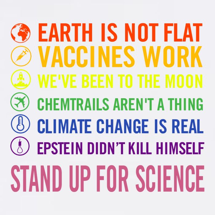 Epstein Didn’T Kill Himself Stand Up For Science Garment-Dyed Sweatshirt