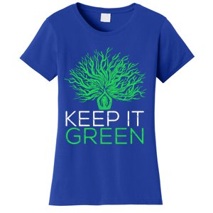 Earth Day Keep It Green Climate Change Gift Women's T-Shirt