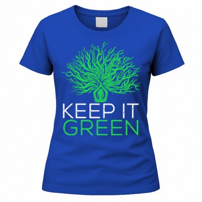 Earth Day Keep It Green Climate Change Gift Women's T-Shirt