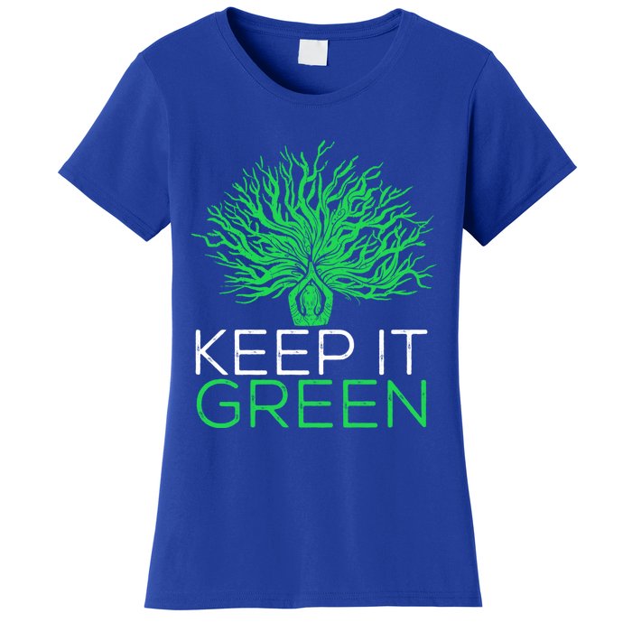 Earth Day Keep It Green Climate Change Gift Women's T-Shirt