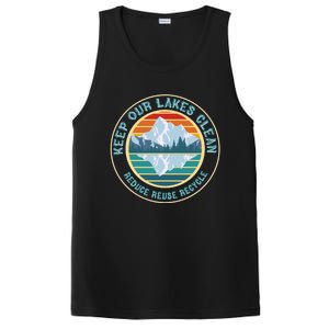 Earth Day Keep Our Lakes Clean Reduce Reuse Recycle Gift PosiCharge Competitor Tank