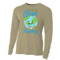 Earth Day Keep Earth Clean It's Not Uranus Cooling Performance Long Sleeve Crew