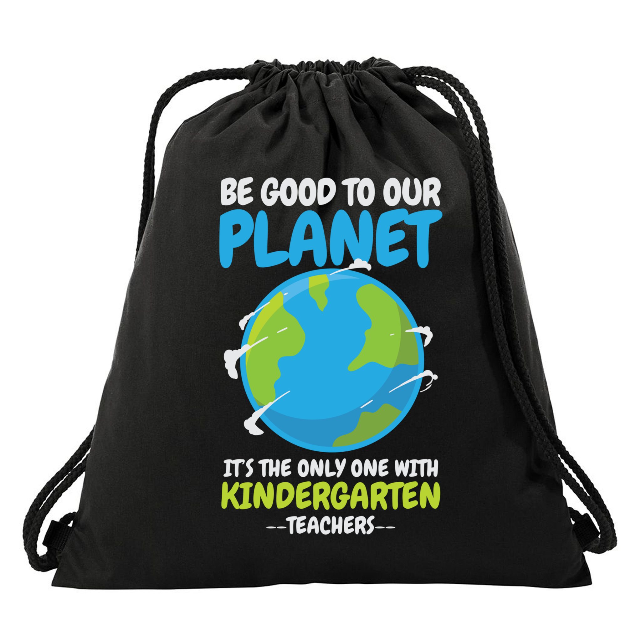 Earth Day Kindergarten Teacher Gift Drawstring Bag
