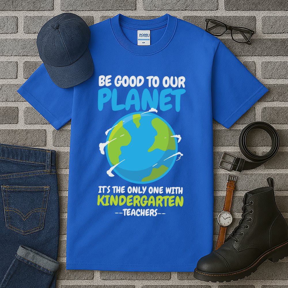 Earth Day Kindergarten Teacher Gift Tall T-Shirt