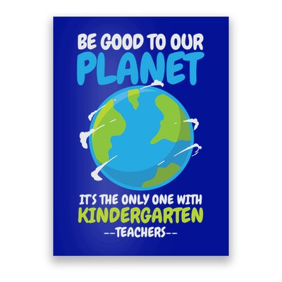 Earth Day Kindergarten Teacher Gift Poster