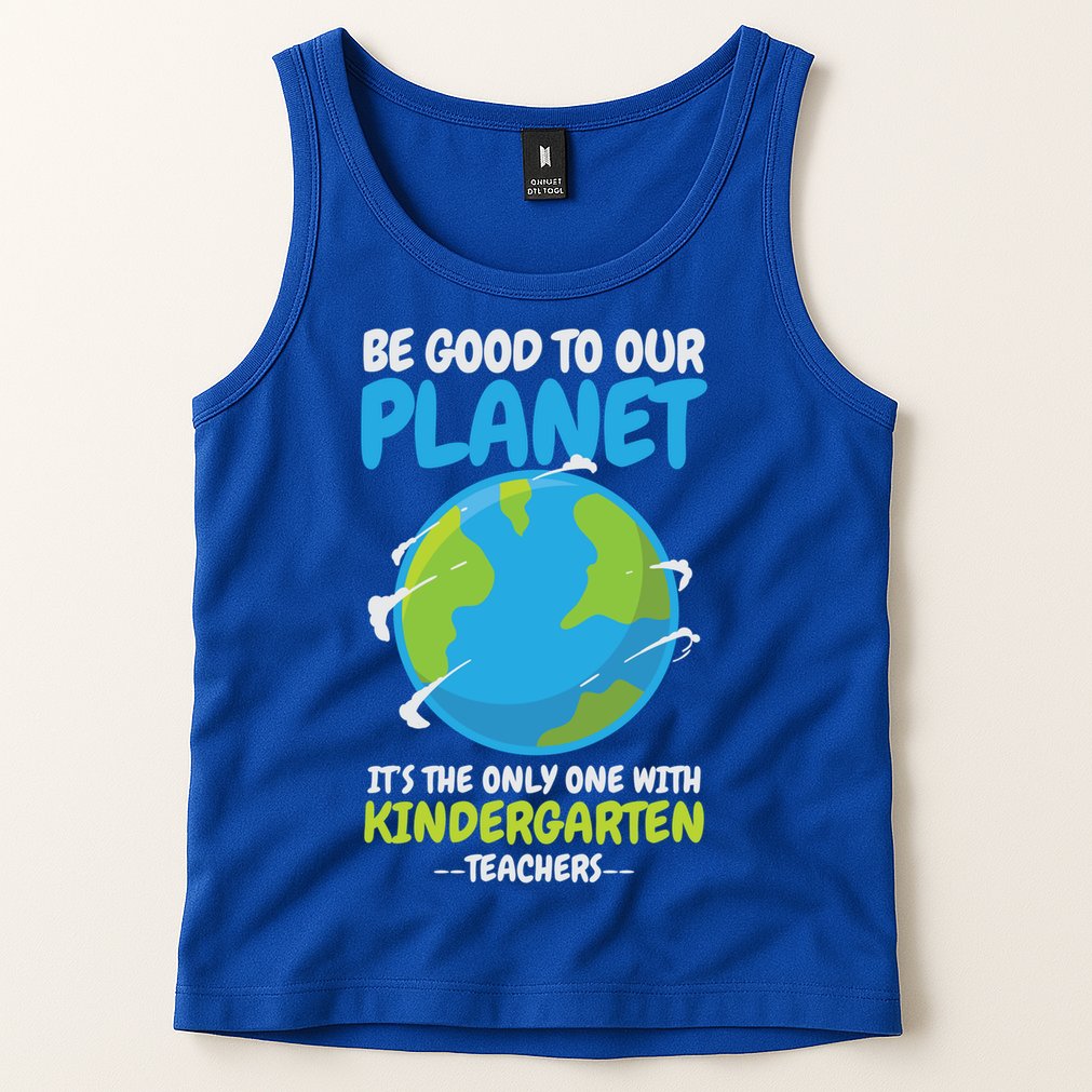 Earth Day Kindergarten Teacher Gift Tank Top