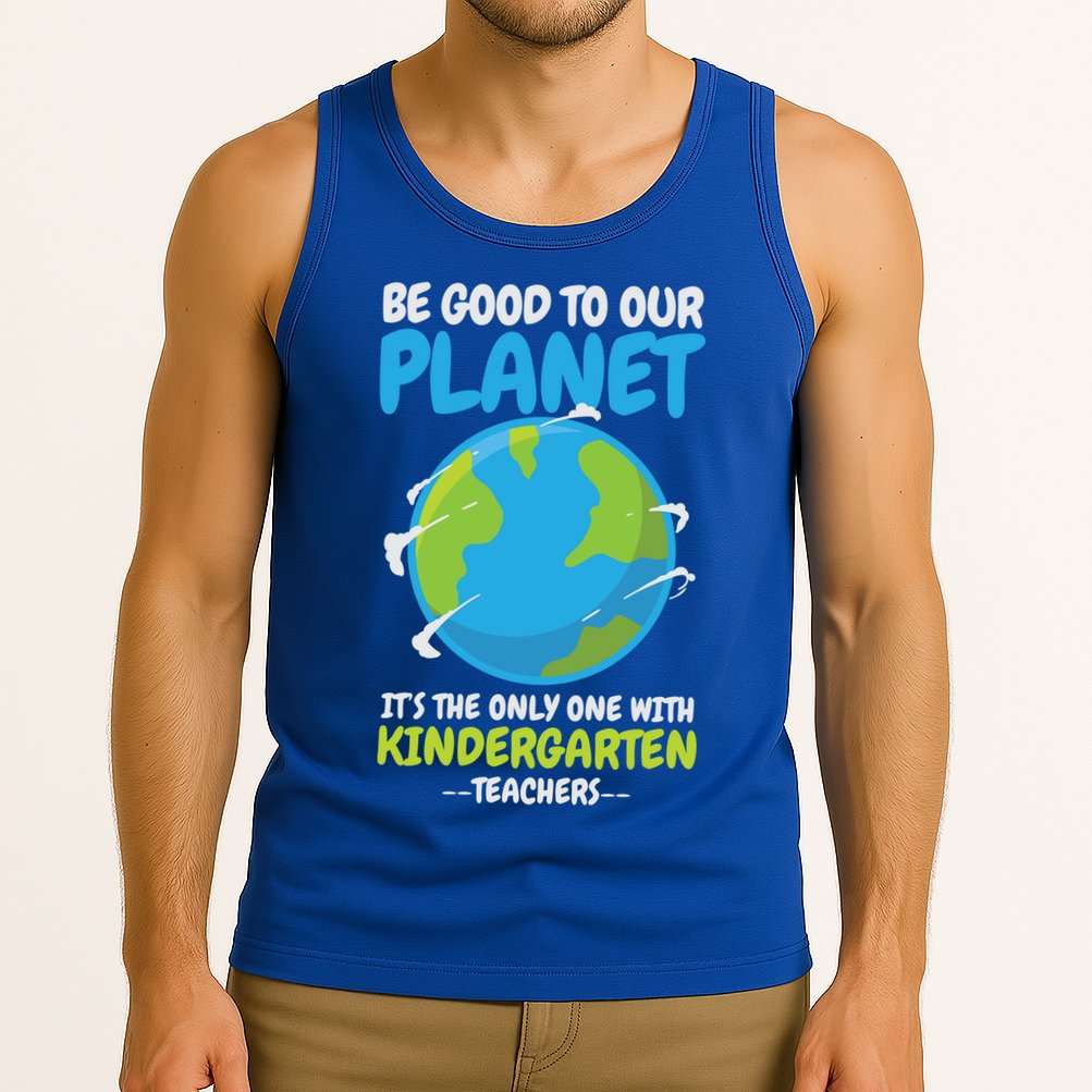 Earth Day Kindergarten Teacher Gift Tank Top