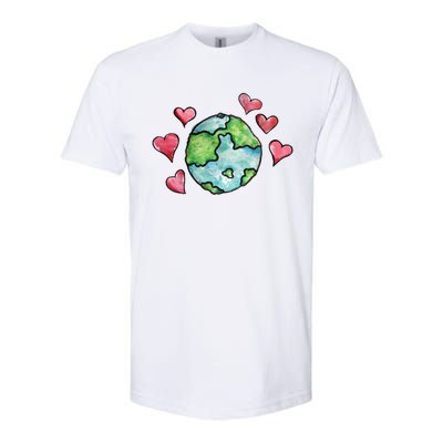 Earth Day Love Love Our Mother Earth Gift Softstyle® CVC T-Shirt