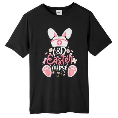 Easter Day L&D Nurse Outfit Bunny Labor And Delivery Easter Tall Fusion ChromaSoft Performance T-Shirt