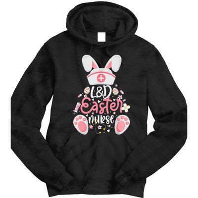 Easter Day L&D Nurse Outfit Bunny Labor And Delivery Easter Tie Dye Hoodie