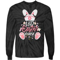 Easter Day L&D Nurse Outfit Bunny Labor And Delivery Easter Tie-Dye Long Sleeve Shirt