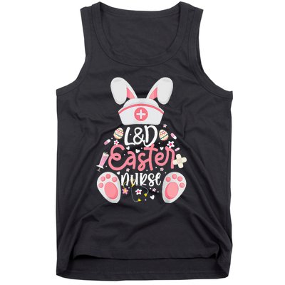 Easter Day L&D Nurse Outfit Bunny Labor And Delivery Easter Tank Top