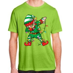 Elf Dab Lover Xmas Family Matching Elf Dabbing Christmas Funny Gift Adult ChromaSoft Performance T-Shirt