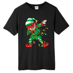 Elf Dab Lover Xmas Family Matching Elf Dabbing Christmas Funny Gift Tall Fusion ChromaSoft Performance T-Shirt