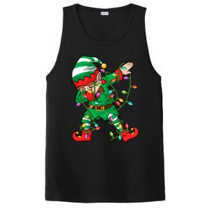 Elf Dab Lover Xmas Family Matching Elf Dabbing Christmas Funny Gift PosiCharge Competitor Tank