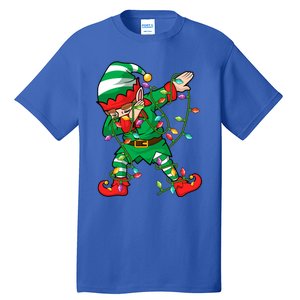 Elf Dab Lover Xmas Family Matching Elf Dabbing Christmas Funny Gift Tall T-Shirt