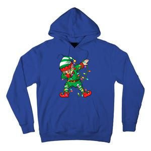 Elf Dab Lover Xmas Family Matching Elf Dabbing Christmas Funny Gift Tall Hoodie