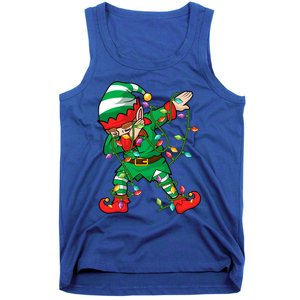 Elf Dab Lover Xmas Family Matching Elf Dabbing Christmas Funny Gift Tank Top