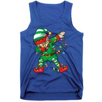 Elf Dab Lover Xmas Family Matching Elf Dabbing Christmas Funny Gift Tank Top