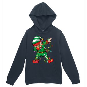 Elf Dab Lover Xmas Family Matching Elf Dabbing Christmas Funny Gift Urban Pullover Hoodie