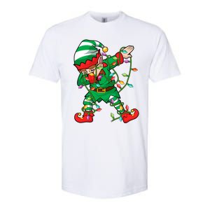 Elf Dab Lover Xmas Family Matching Elf Dabbing Christmas Funny Gift Softstyle CVC T-Shirt