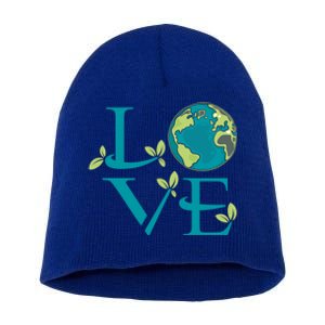 Earth Day Love Mother Nature Save The Planet Environtal Meaningful Gift Short Acrylic Beanie