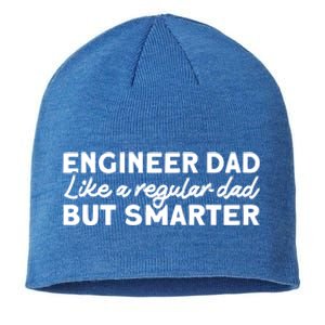 Engineer Dad Like A Regular But Smarter Engineer Dad Cute Gift Sustainable Beanie