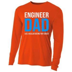 Engineer Dad Like A Regular Dad Engineering Meaningful Gift Cooling Performance Long Sleeve Crew