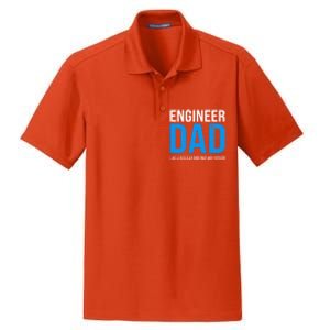 Engineer Dad Like A Regular Dad Engineering Meaningful Gift Dry Zone Grid Polo