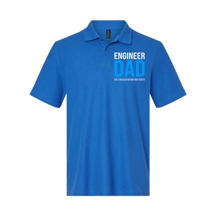 Engineer Dad Like A Regular Dad Engineering Meaningful Gift Softstyle Adult Sport Polo