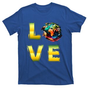 Earth Day Love Climategreat Giftfriendly Earth Protection Gift T-Shirt