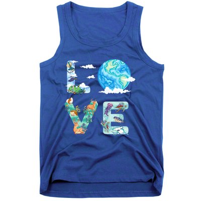 Earth Day Love Our Planet Save Animals The Environgreat Gift Tank Top