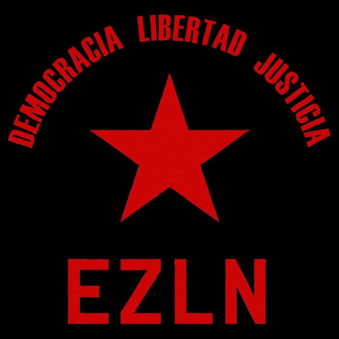 EZLN Democracia Libertad Justicia  Zapatista Socialist T-Shirt