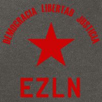 EZLN Democracia Libertad Justicia  Zapatista Socialist Cotton Canvas Backpack