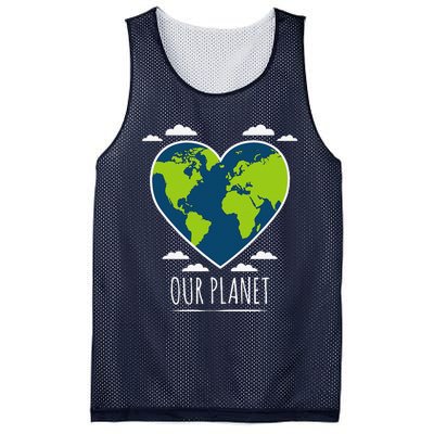 Earth Day Love Our Planet Climate Change Awareness Mesh Reversible Basketball Jersey Tank