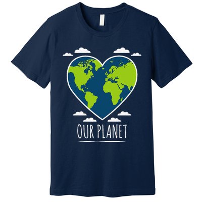 Earth Day Love Our Planet Climate Change Awareness Premium T-Shirt