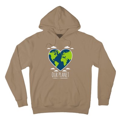 Earth Day Love Our Planet Climate Change Awareness Hoodie