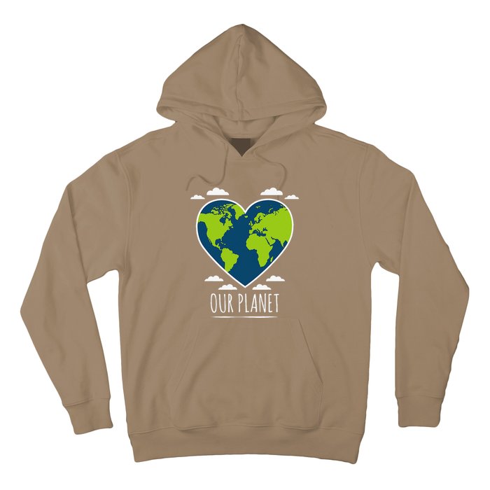 Earth Day Love Our Planet Climate Change Awareness Hoodie