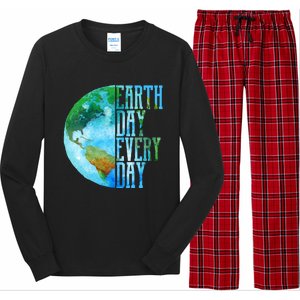 Earth Day Meaningful Gift Every Day Planet Nature Meaningful Gift Long Sleeve Pajama Set