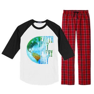 Earth Day Meaningful Gift Every Day Planet Nature Meaningful Gift Raglan Sleeve Pajama Set