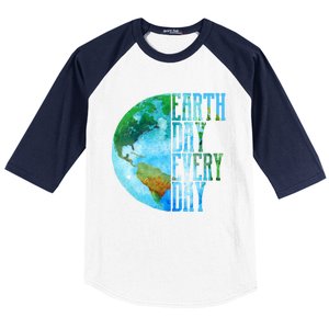 Earth Day Meaningful Gift Every Day Planet Nature Meaningful Gift Baseball Sleeve Shirt