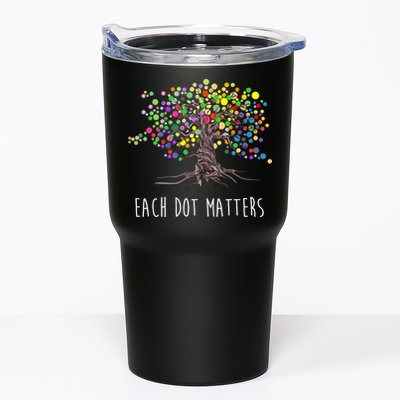 Each Dot Matters Colorful Unity Tree Tumbler