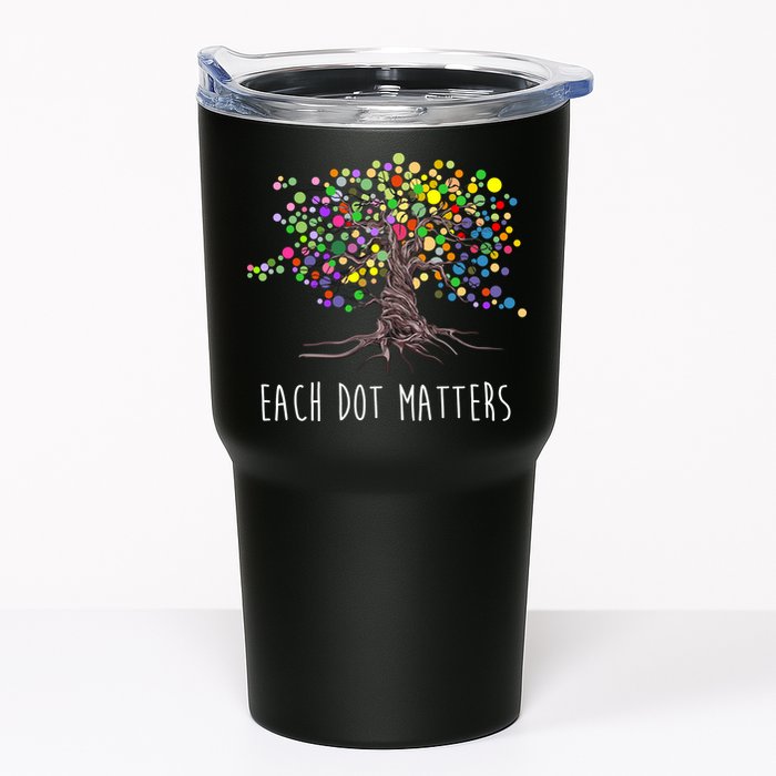 Each Dot Matters Colorful Unity Tree Tumbler