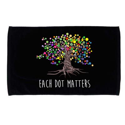 Each Dot Matters Colorful Unity Tree Microfiber Hand Towel