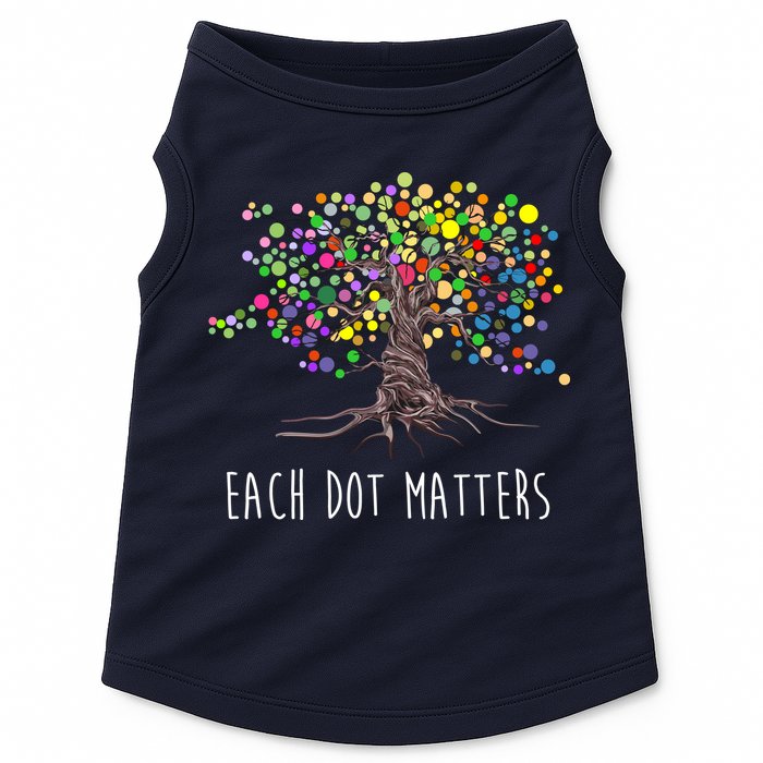 Each Dot Matters Colorful Unity Tree Doggie Tank