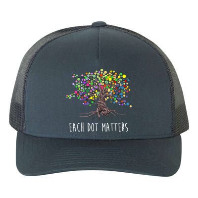 Each Dot Matters Colorful Unity Tree Yupoong Adult 5-Panel Trucker Hat