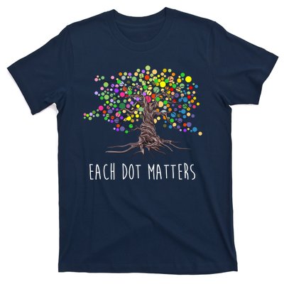 Each Dot Matters Colorful Unity Tree T-Shirt