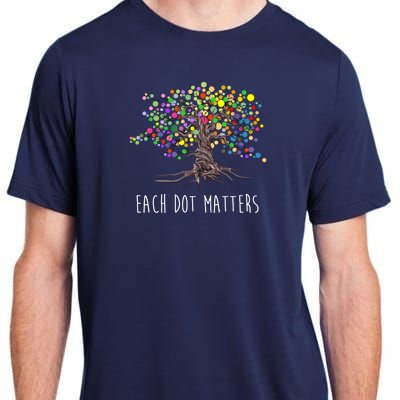 Each Dot Matters Colorful Unity Tree Adult ChromaSoft Performance T-Shirt